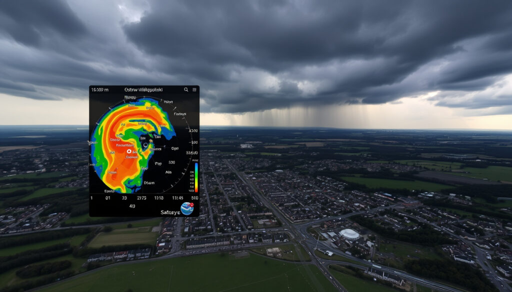 Pogoda Ostrów Wielkopolski – aktuální předpověď a radar srážek